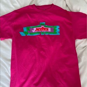 Justin Bieber Justice tour shirt.